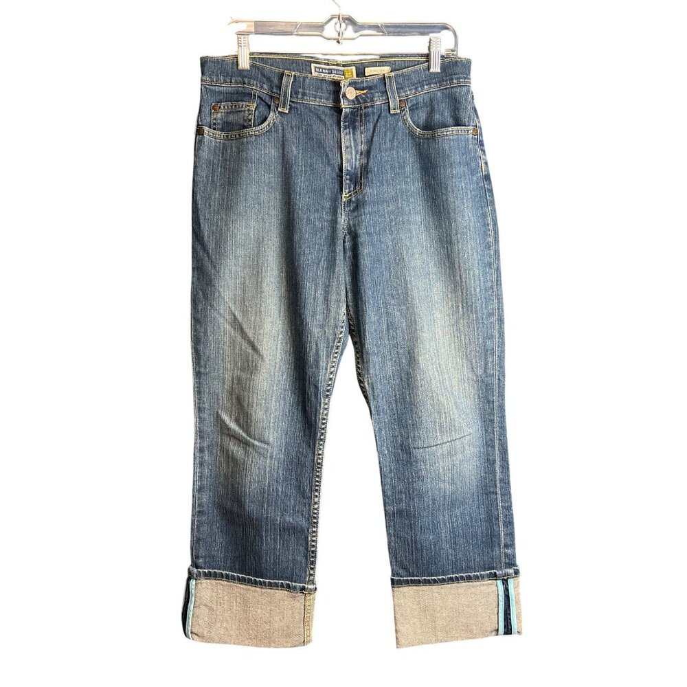Old Navy Low Waist Stretch Blue Jeans Size 8